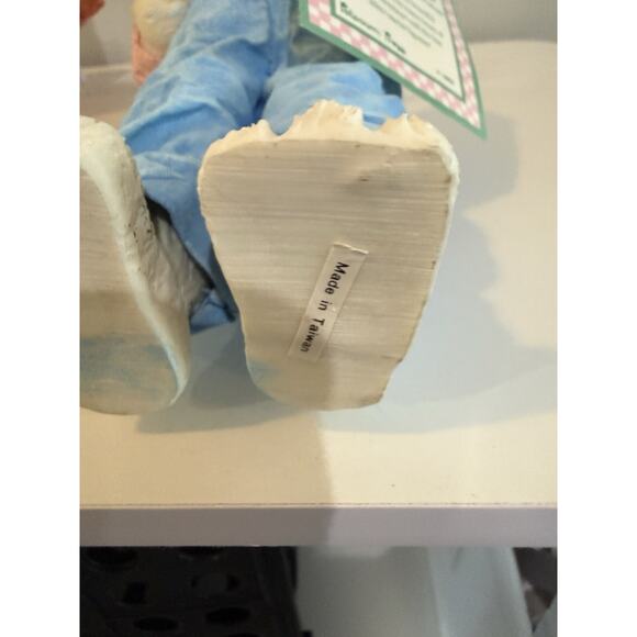 Potpourri Press Happy Hollow Bunny Pair Clementine Hezekiah 1992 w Boxes - Picture 5 of 11